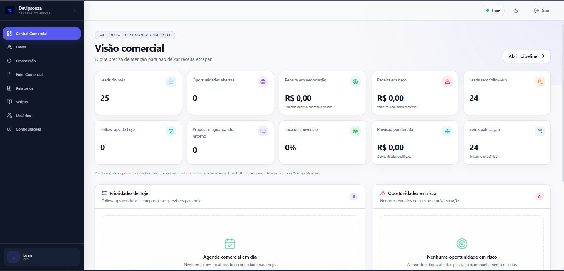 LeadFlow — Visão comercial