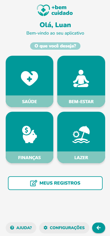 Preview do projeto +BemCuidado